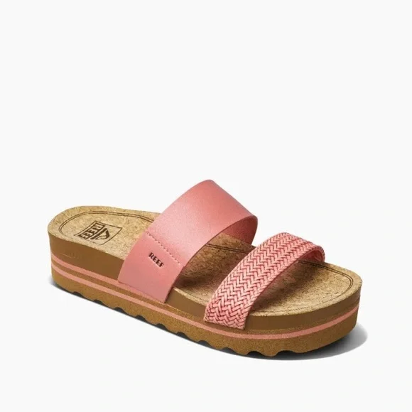 REEF Cushion Vista Hi Comfort Platform Sandal - Picture 9 of 10